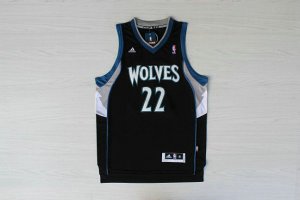Maillot De Basket Minnesota Timberwolves Andrew Wiggins 22 Tissus Sportif Fans Edition Noir